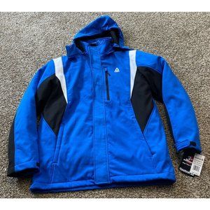 New Boys Reebok 3 In 1 Winter Jacket Blue XL 18/20